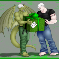 Image created by Demona; Narugi owned by Neekko