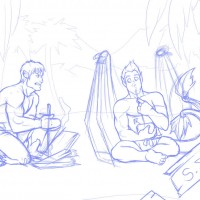 Sketch created by Astrozerk; Narugi owned by Neekko