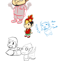 Sketches created by Luxen